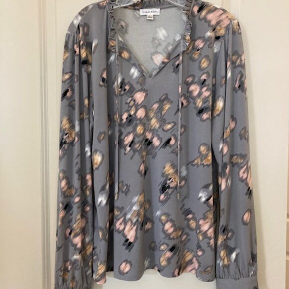Calvin Klein Blouse - Size Large - Picture 1 of 12